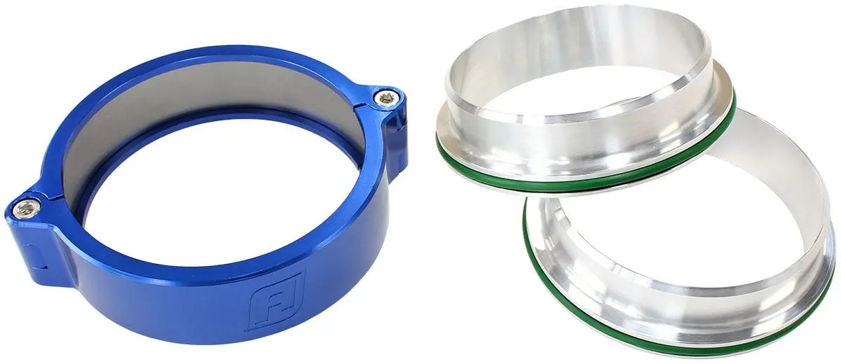90Mm Billet Aluminum Intercooler Clamp – Heavy-Duty Af25-3500Bl Fastener 1
