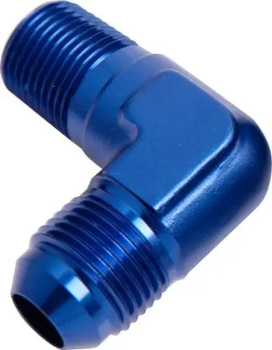1/2" Npt To -10An 90° Male Flare Adapter Fitting 1
