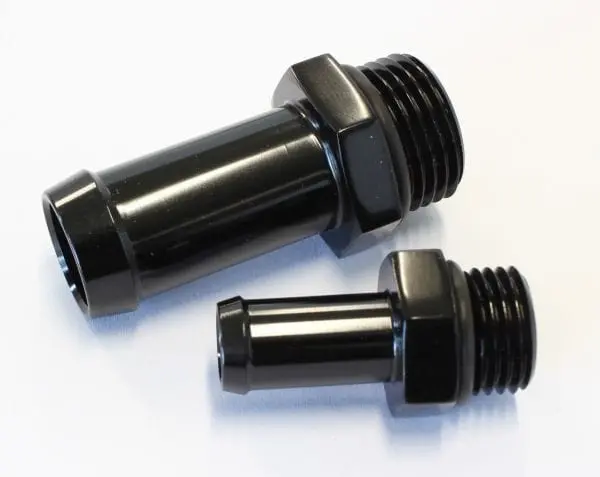 Ford Ba/Bf Power Steering Reservoir Fitting Replacement – Black Anodized Af59-1023Blk 1