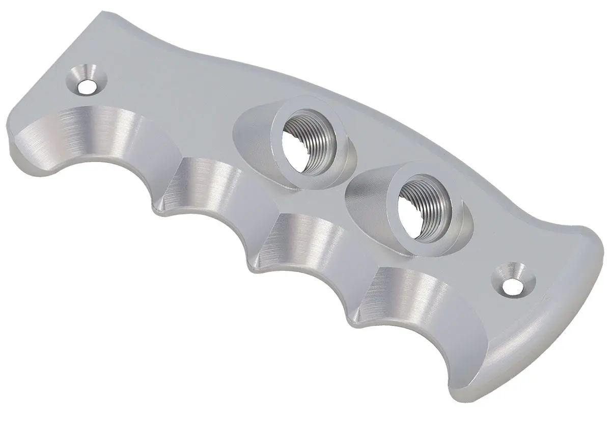 Pistol Grip Dual-Button Plate – Af72-9923, Silver Finish Shifter Control 1