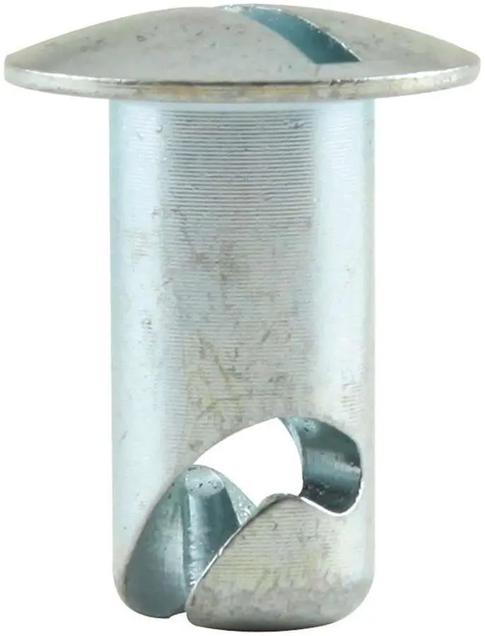 Allstar Performance Oval-Head Button Fasteners – Grade 8, Zinc-Plated, High-Strength (All19214) 1