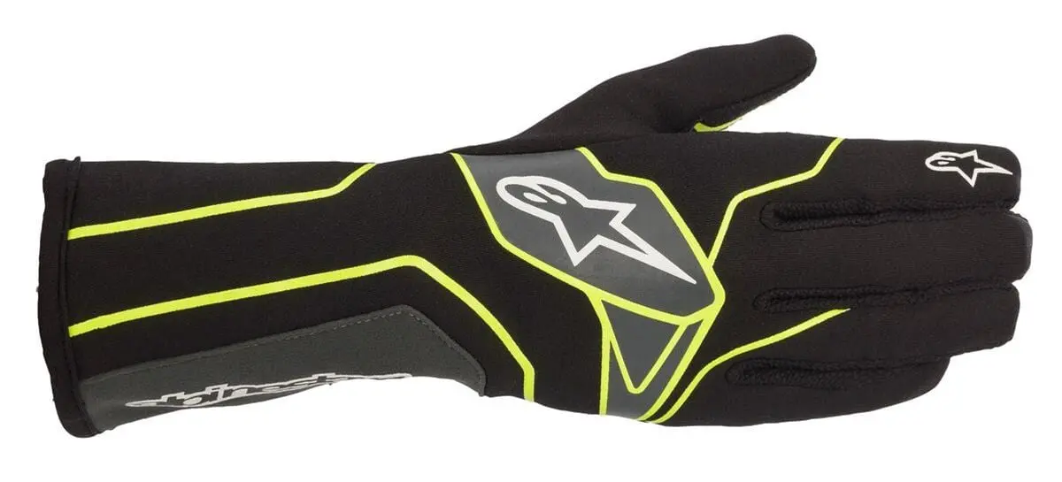 Alpinestars Tech-1 K V2 Karting Gloves – Pre-Curved Palm, Perforated Ventilation, Size L 1