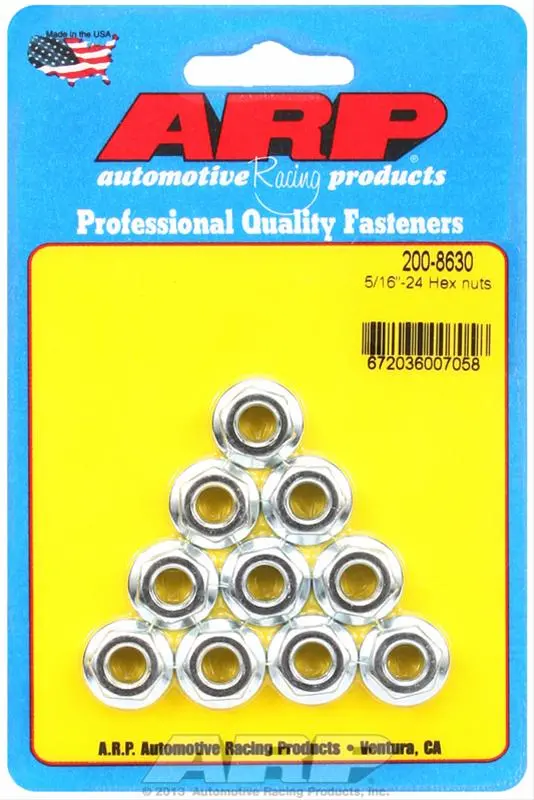 Arp Hex Nuts – Grade 8740 Chromoly, 10Mm Thread (200-8630) 1