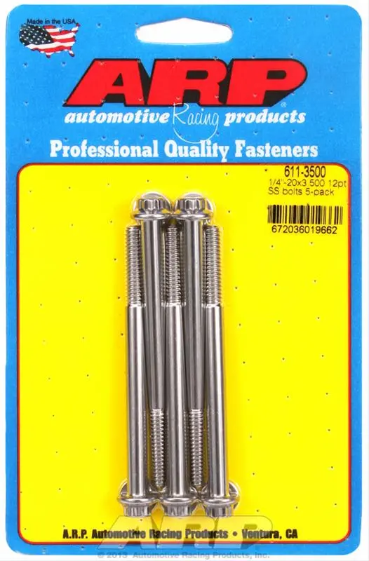 Arp Stainless Steel High-Strength Fasteners – Universal Performance Bolt Set 1