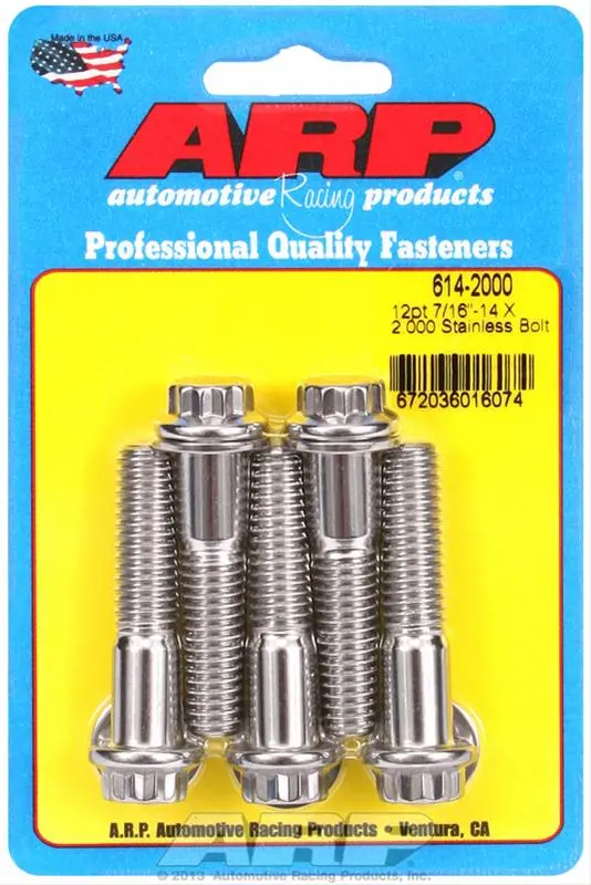Arp Stainless Steel Fasteners - 614-2000 Series 1