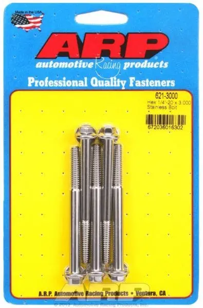 Ar621-3000 Stainless Steel Hex Head Bolt Kit – 5-Piece Hardware Set 1