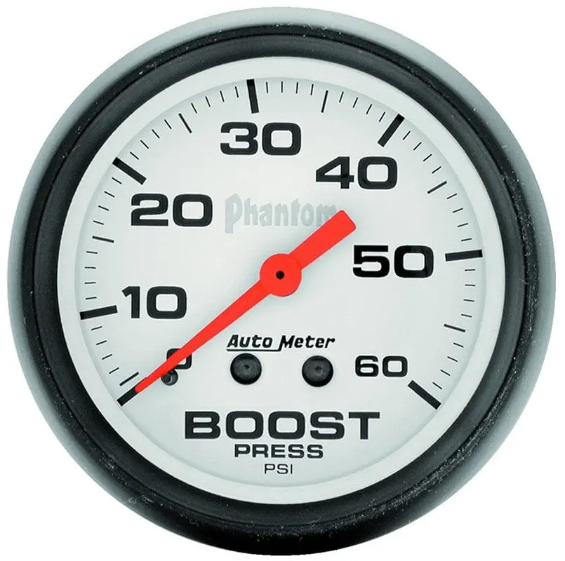 Autometer Phantom Series Au5705 2-1/16" Boost Pressure Gauge 1