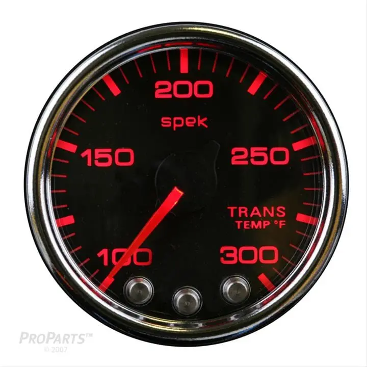 Autometer P34231 Spek-Pro Analog Pressure Gauge – 2-1/16" Dial, Electric Sender Included 1