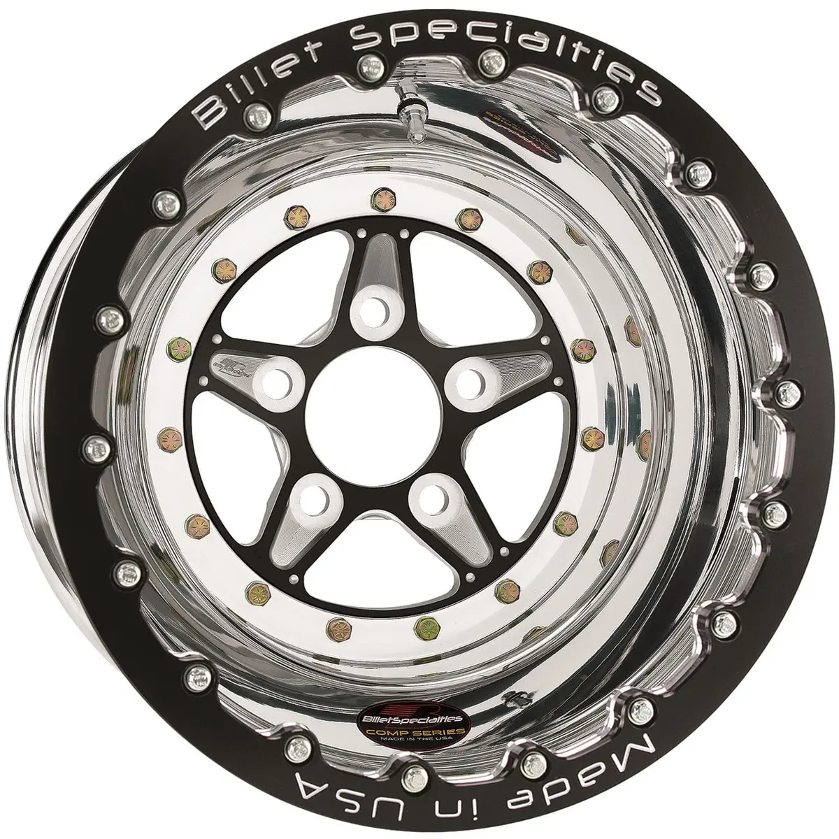 Billet Specialties Bcsbl035127345 Black Billet Wheel – 17X7 Inch With Deep Dish Design 1