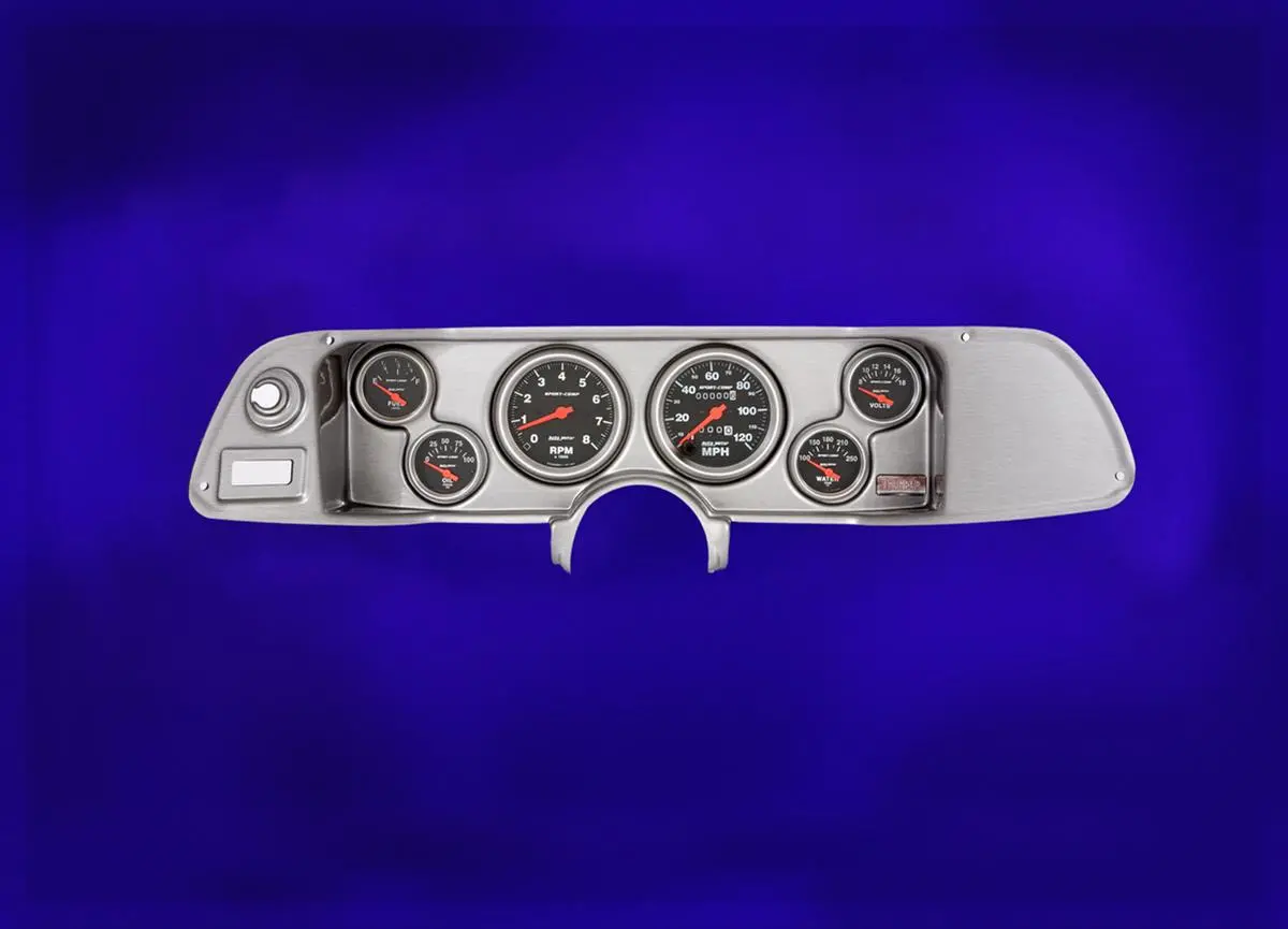 Classic Thunder Road Instrument Panel With Autometer Gauges (101700112) 1