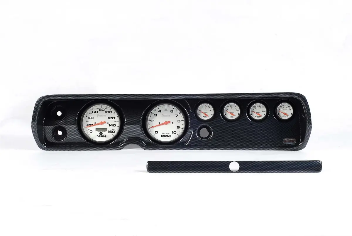 Classic Thunder Road Velocity Series Instrument Panel – Integrated Autometer Gauges, Custom Fit 1