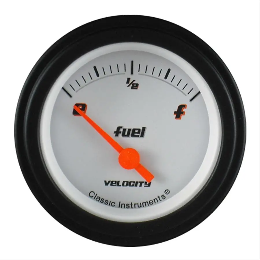 Classic Instruments Vs12Wblf Velocity Series White-Dial Gauge Set 1