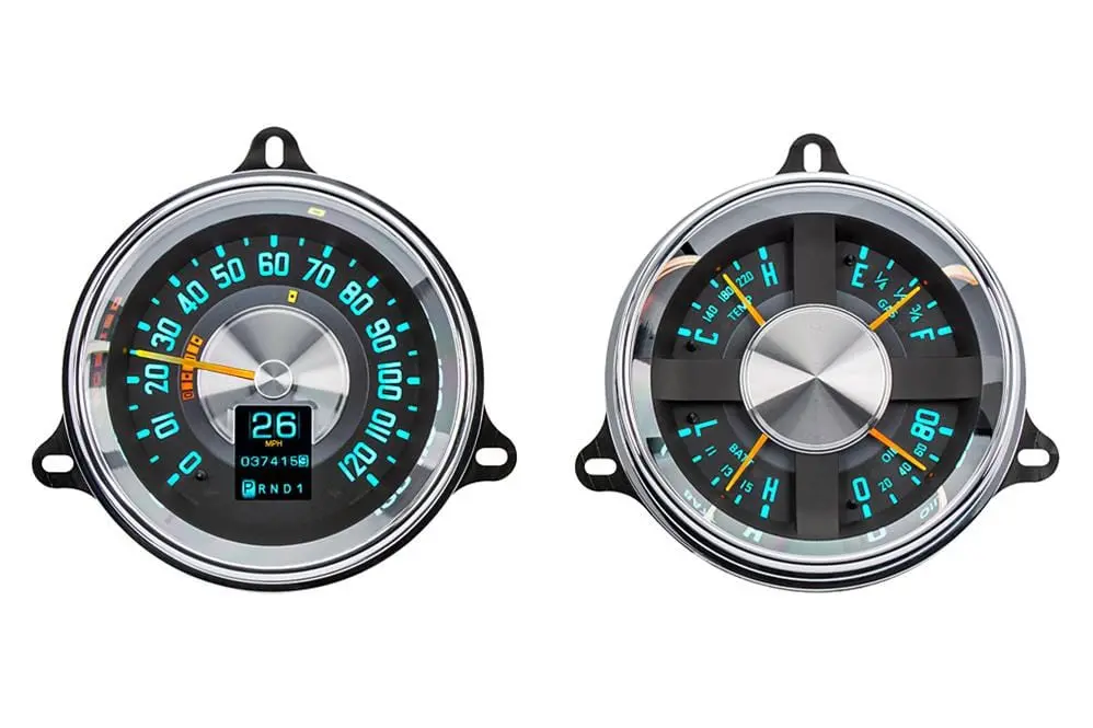 Dakota Digital Rtx-54C-Pu-X Direct-Fit Analog Gauge Kit For Pickup Trucks 1