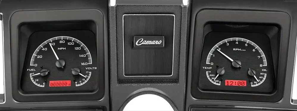 Dakota Digital Vhx-69C-Cam-K-B Direct-Fit Analog Gauge System For Camaro 1