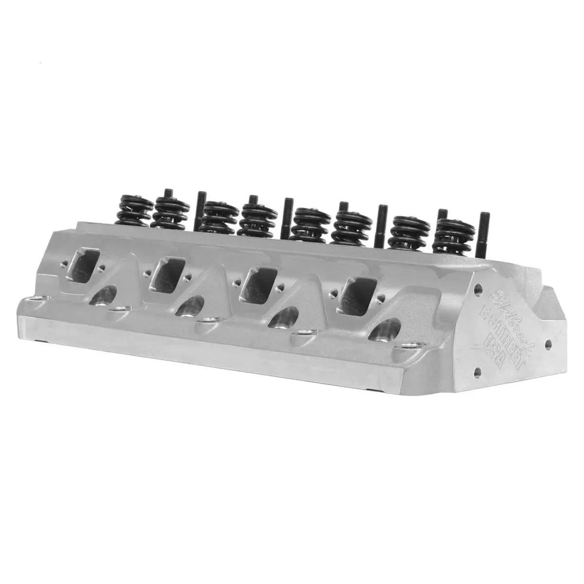 Edelbrock 5025 E-Street Cylinder Heads – Aluminum Performance Heads For Small-Block Chevy 1