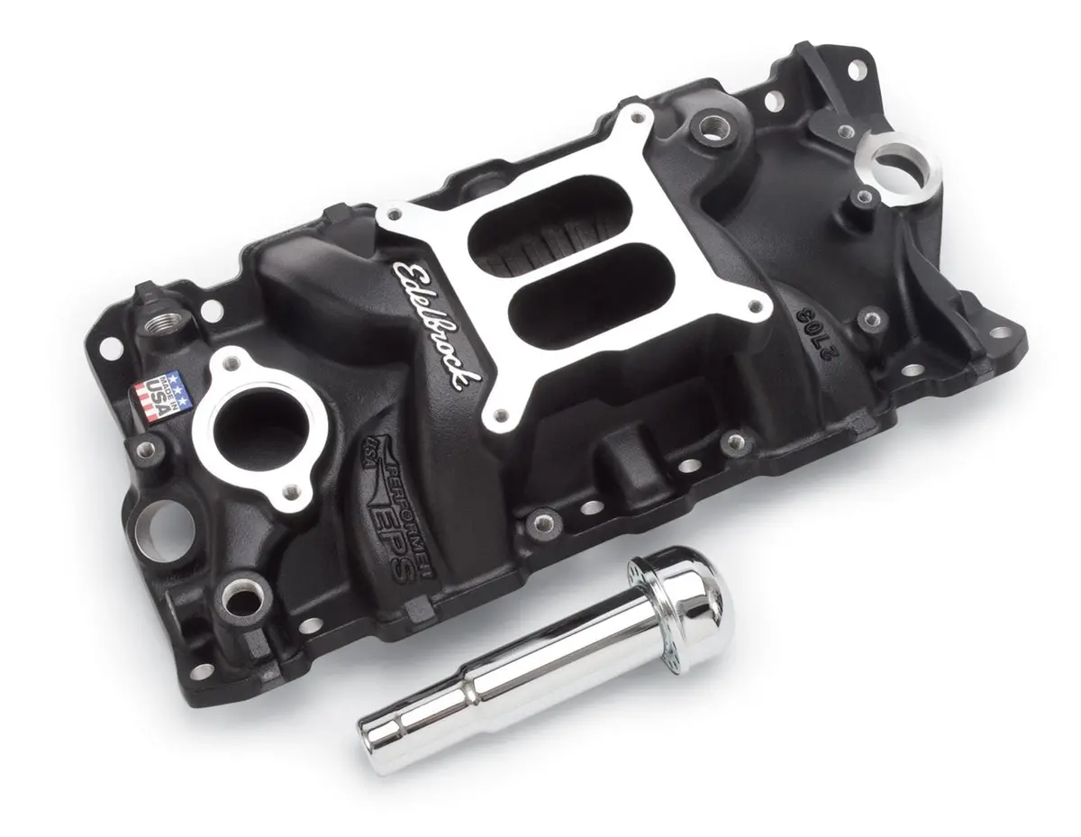 Edelbrock 2703-Bp Performer Eps Intake Manifold For Small-Block Chevy Engines 1
