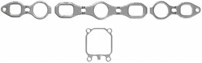 Fel-Pro Intake Manifold Gasket Set – Blue Rubber-Coated, Carbureted Engines (Ms9008B) 1