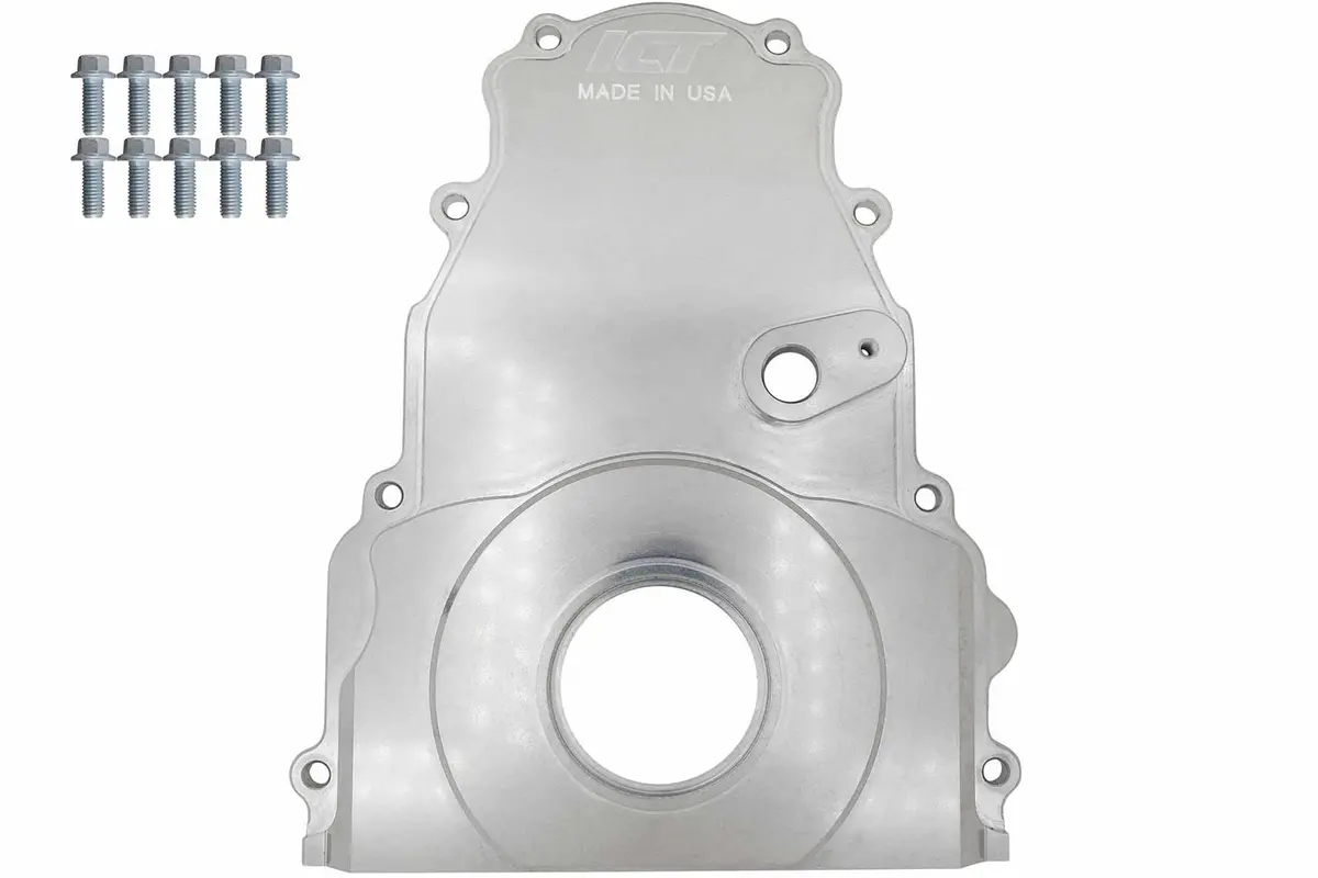 Ict Billet 551595-Ls02 Ls-Series Timing Cover 1