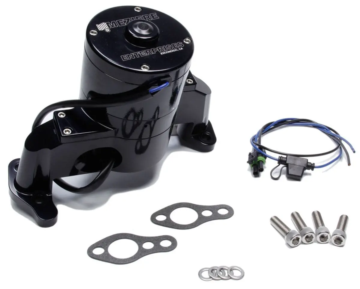 Small-Block Chevy Electric Water Pump – Black-Finish High-Efficiency Cooling Solution 1