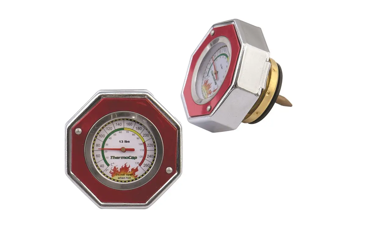 Mr. Gasket Thermocap Radiator Pressure Cap – Temperature-Activated Cooling Control 1