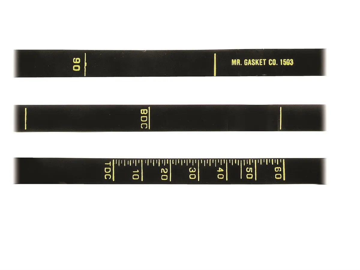Mr. Gasket 1593 Adjustable Timing Tape For Harmonic Balancer Alignment 1