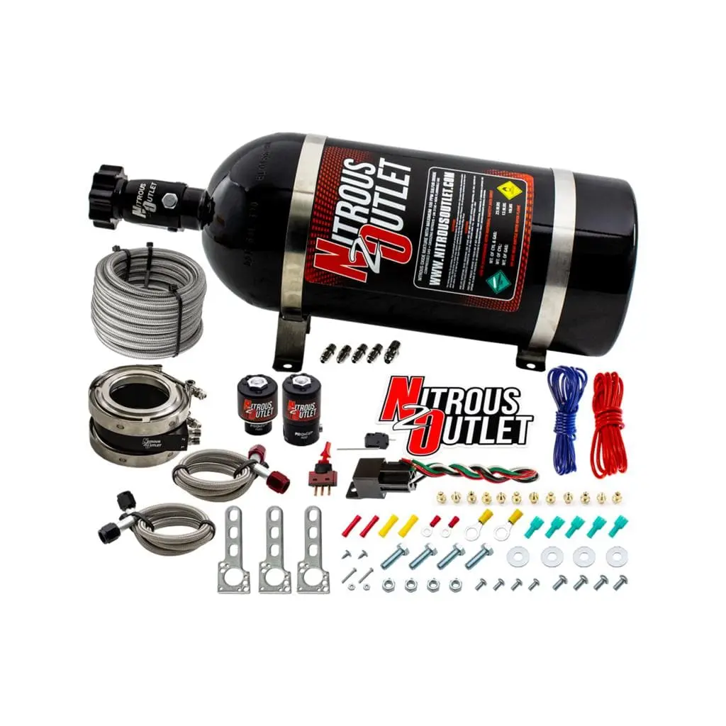 Nitrous Outlet 00-10050-00 Wet Nitrous Oxide System – Tunable Single-Stage Kit 1