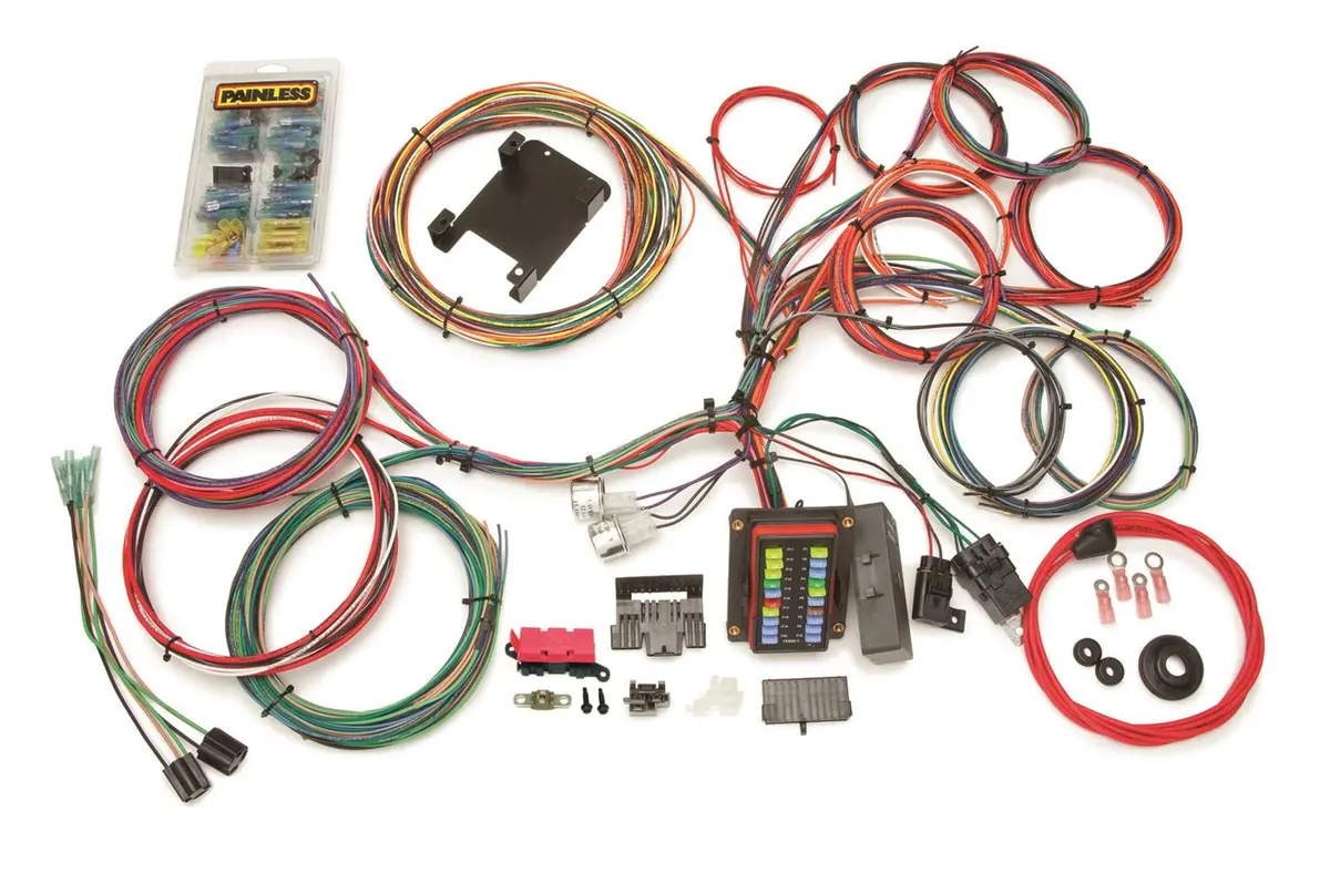 Painless Performance 10140 26-Circuit Weatherproof Chassis Wiring Harness 1