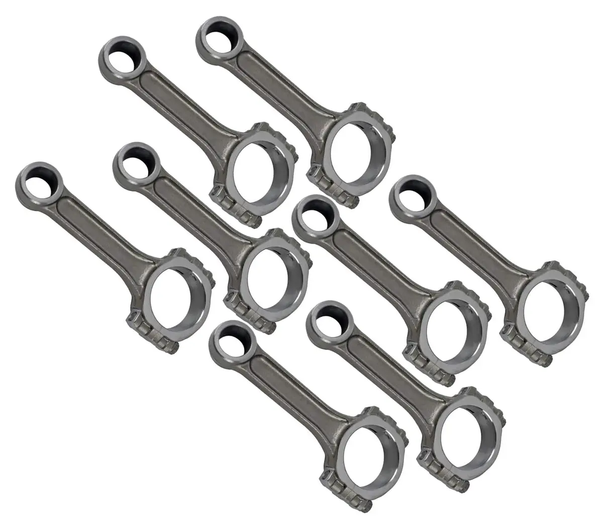 Scat 2-Icr5700-2000P Pro Stock I-Beam Connecting Rods – Forged Steel Strength 1