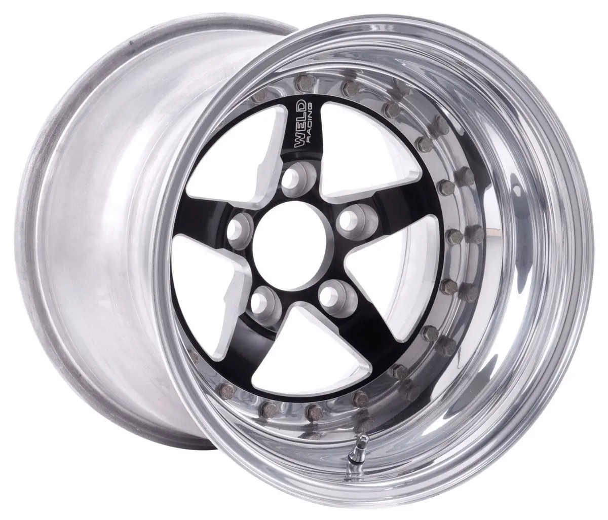 Weld Star Rt Black Center Racing Wheel – We791B-510206 1