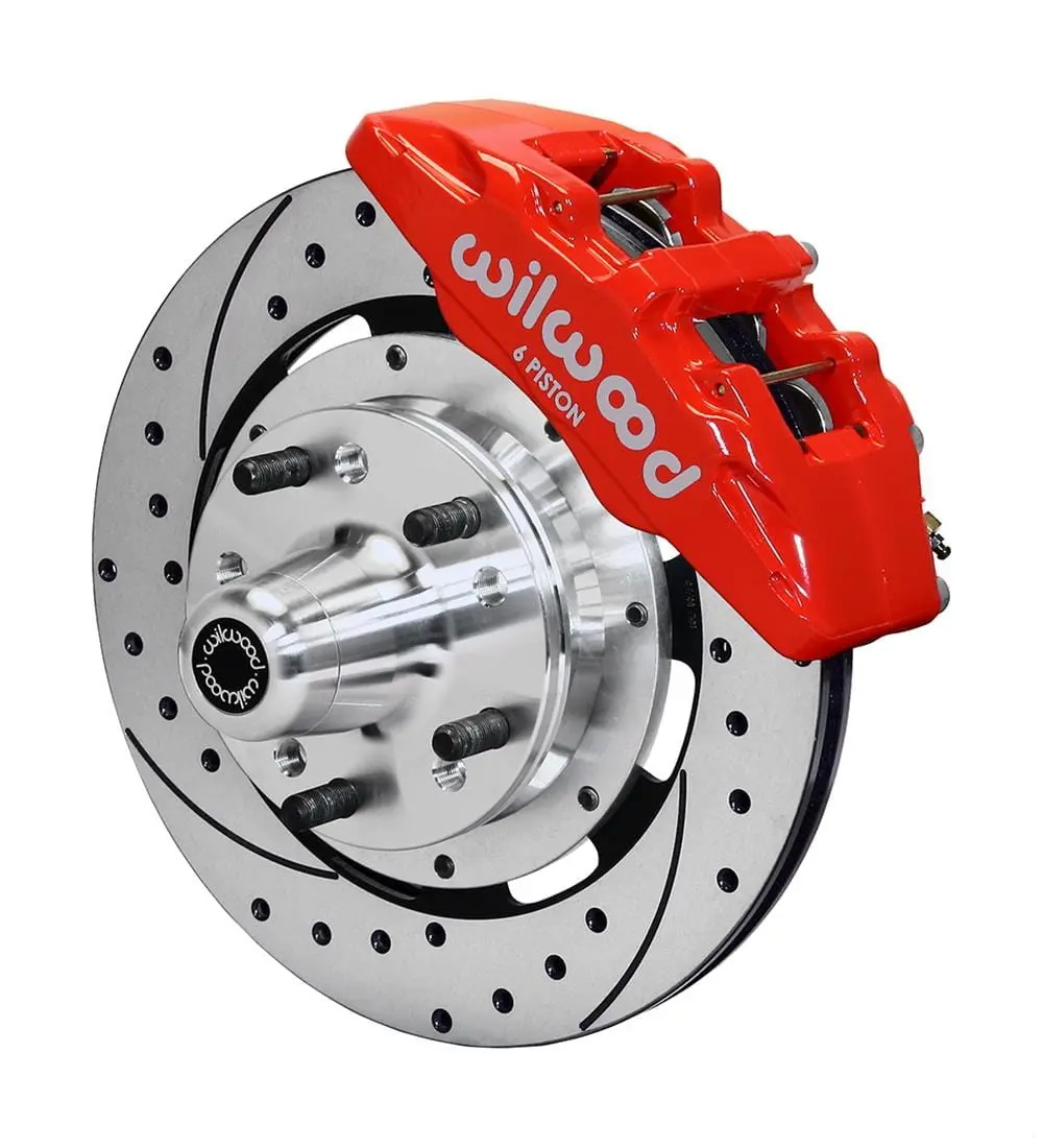Wilwood 140-12837-Dr Forged Dynapro 6-Piston Front Big Brake Kit 1