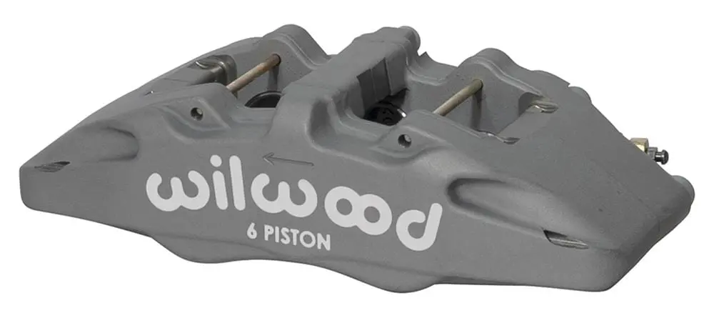 Wilwood 120-13428 Forged Dynapro 6A Lug-Mount Brake Caliper – 6-Piston, Aluminum, Track-Ready 1